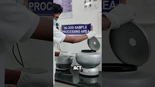 Centrifuge in Action Blood Separation Explained centrifuge labtech clinicalcareinsights mbbs [upl. by Middendorf146]