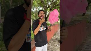 Cotton Candy 🍭 crazyxyz cottoncandy foodie streetfood shortsvideo youtubeshorts shorts [upl. by Aisa]