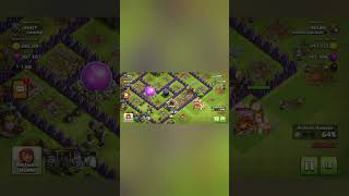 coc th 7 base attack coc clashofclans th7 attack hogrider shorts viralvideo [upl. by Zohara]