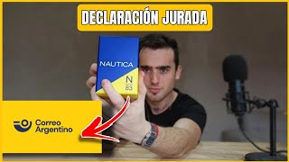 ▶️ DECLARACION JURADA de Envíos Internacionales 2024  Correo Argentino 📦✈️ [upl. by Bette]