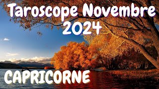 ♑️ CAPRICORNE ♑️ Novembre 2024 🔮 Quand le grand amour frappe à votre porte [upl. by Eixam499]