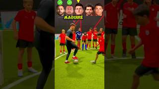 Neymar vs Marchisio vs Maguire vs Salah vs Ronaldo  Nutmeg Challenge [upl. by Neila]