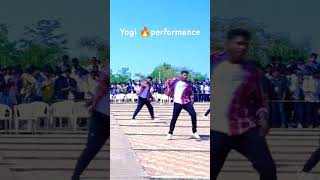 Yogi dance performance 🔥 subscribe college dance trending camp like ᴅᴀɴᴄᴇ dhee subscribe [upl. by Adierf]