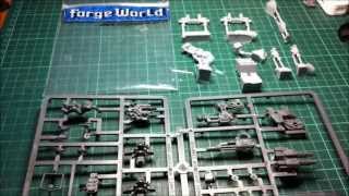 Unboxing Forge World Imperial Guard Sentinel Powerlifter [upl. by Sara534]