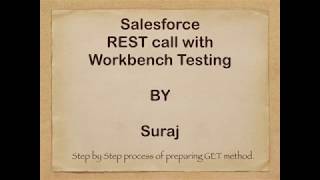 Salesforce Rest API Integration  Salesforce Integration  Workbench Testing [upl. by Neesay]