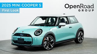 First Look 2025 MINI Cooper S  OpenRoad Group [upl. by Leroi20]