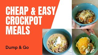 Cheap and Easy Crockpot Meals [upl. by Kalmick808]