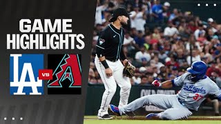 Dodgers vs Dbacks Game Highlights 9224  MLB Highlights [upl. by Gayel54]