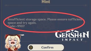 How To Fix Genshin Impact Insufficient Storage Space Problem on Android [upl. by Fransen]