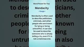 Mendacity [upl. by Bachman257]