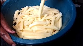 homemade fries oven baked chips [upl. by Britte486]