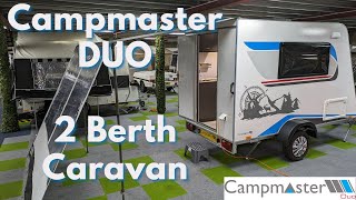 Campmaster Duo  2 Berth Mini Caravan [upl. by Einapets]