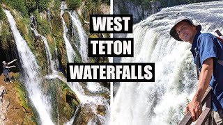 BEST Waterfalls in the West TETONS  Upper Mesa Falls Lower Mesa Falls and Fall Creek Falls Idaho [upl. by Ittocs]