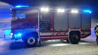 Feuerwehr Hittisau Einsatz Schneebrett am 10122021 [upl. by Teirtza223]