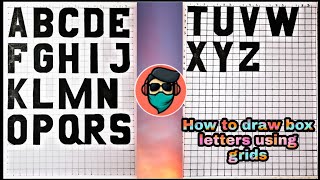 Block letters using Grid [upl. by Arayt]