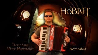 Música do filme Hobbit no Acordeon  Misty Mountains on accordion  Hobbit Theme Song [upl. by Osicran]