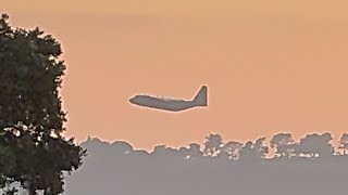 USAF Lockheed Martin MC130J Commando II departing NASNI [upl. by Munniks]