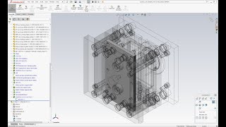 Tutorial Mold design using SolidWorks HASCO mold base assembly and HASCO mold components [upl. by Yance]