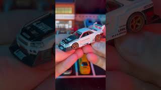 Hot Wheels Premium Nissan Skyline GTR R34 Silhouette hotwheels hotwheelscollector unboxing [upl. by Id]