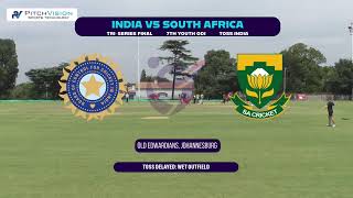 Live Cricket  U19 TriSeries  South Africa vs India  Final [upl. by Eilrebma651]