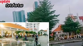 REVIEW ALUNALUN SURABAYA TERBARU wisata gratis kota surabaya Jawa timur [upl. by Nniroc]