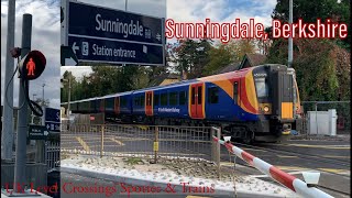 Old Barriers at Sunningdale Level Crossing Berkshire [upl. by Ydieh489]