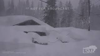 332024 Truckee to Soda Springs CA Huge snow totals piling upmp4 [upl. by Eelarol186]