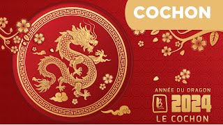 Horoscope chinois 2024  le signe du Cochon astrologie 2024 année du Dragon de bois [upl. by Repotsirhc256]