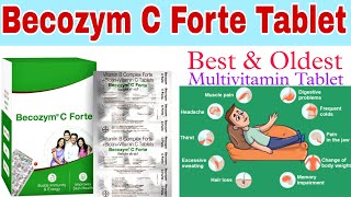 Becozym C Forte  Multivitamin Tablet  Becozym c forte tablet Usesdosesideeffects [upl. by Nynnahs]