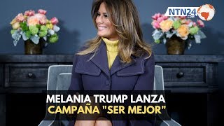 “Ser mejor” la campaña de Melania Trump centrada en la salud física y mental en los niños [upl. by Pearlstein341]