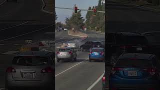 Careless Driver Crashes Running The Red Light fresno california [upl. by Jesselyn]