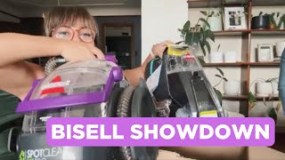 BISSELL SpotClean Pet Pro Cleaner vs Pet Stain Eraser PowerBrush  Which should you buy [upl. by Gawain]