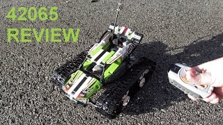 LEGO Technic RC TRACKED RACER 42065 review [upl. by Orvie]