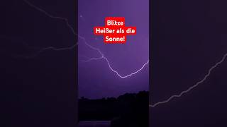 Blitze – Heißer als die Sonne ⚡blitze wissenschaft naturwunder wetter nature science bildung [upl. by Yelekalb341]