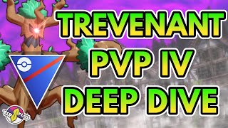 Trevenant PvP IV Deep Dive  Great League  Pokémon GO [upl. by Anatlus271]