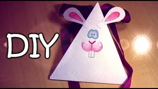 DIY Gift Bag  How to Make Pyramid Bunny Gift Bag  Easy Creative Gift Bags Ideas [upl. by Sethrida]