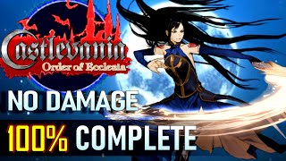 Castlevania Order of Ecclesia 100 Complete Lv1 Hard Mode All Secrets [upl. by Opiuuk455]