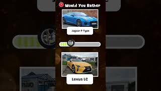 quotWould You Rather Ultimate Luxury Cars Edition 🚗💎  Toughest Choices for Car LoversquotThe Quiz Show [upl. by Melda]