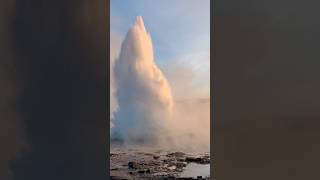 Geysers in Iceland 🇮🇸 Things to see Please subscribe for more videos ❤️👍🏼 [upl. by Ahgiela62]