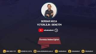 Serkan Hoca İle Yeterlilik Muhasebe Denetimi  1 [upl. by Nnaj912]