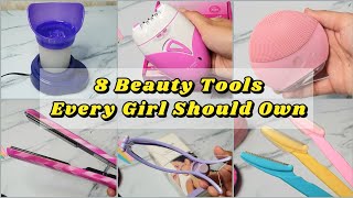 8 Must Have Beauty Tools For Girls  Epilator Tinkle Razor Facial Steamer etc  Mahnoor I Shah [upl. by Shum87]