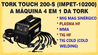 APRESENTAÇÃO DA INVERSORA TORK TOUCH 200S 4 EM 1 IMPET 10200 [upl. by Ivey]