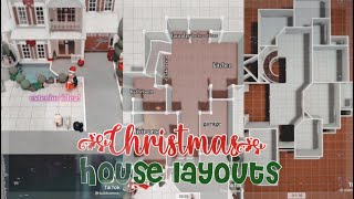 Christmas Bloxburg Cheap And Cute House Layouts  Tiktok Complication [upl. by Assener225]