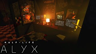 Five Nights at Freddys In HalfLife Alyx Its Very Dark [upl. by Parke]