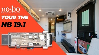 Tour the 2023 No Boundaries nobo 191 Toy Hauler  Travel Trailer [upl. by Quiteria509]