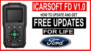 How To Update iCarsoft FD V10 for FREE amp Get FREE LIFETIME UPDATES [upl. by Assennev967]