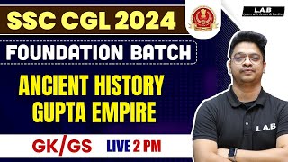 SSC CGL Foundation Batch 2024  Ancient History  Gupta Empire  SSC CGL GK GS  By Aman Sir [upl. by Norrad6]