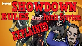 FORTNITE  NEW showdown Tournament  Rules and Point system Explained [upl. by Thorndike]