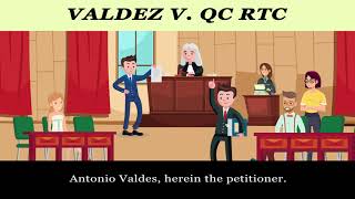 Valdez v QC RTC G R No 122749 July 31 1996 [upl. by Asila]