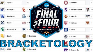 Bracketology 2023 College Basketball Tournament Predictions amp Completed Bracket Championship WEEK [upl. by Yzeerb]